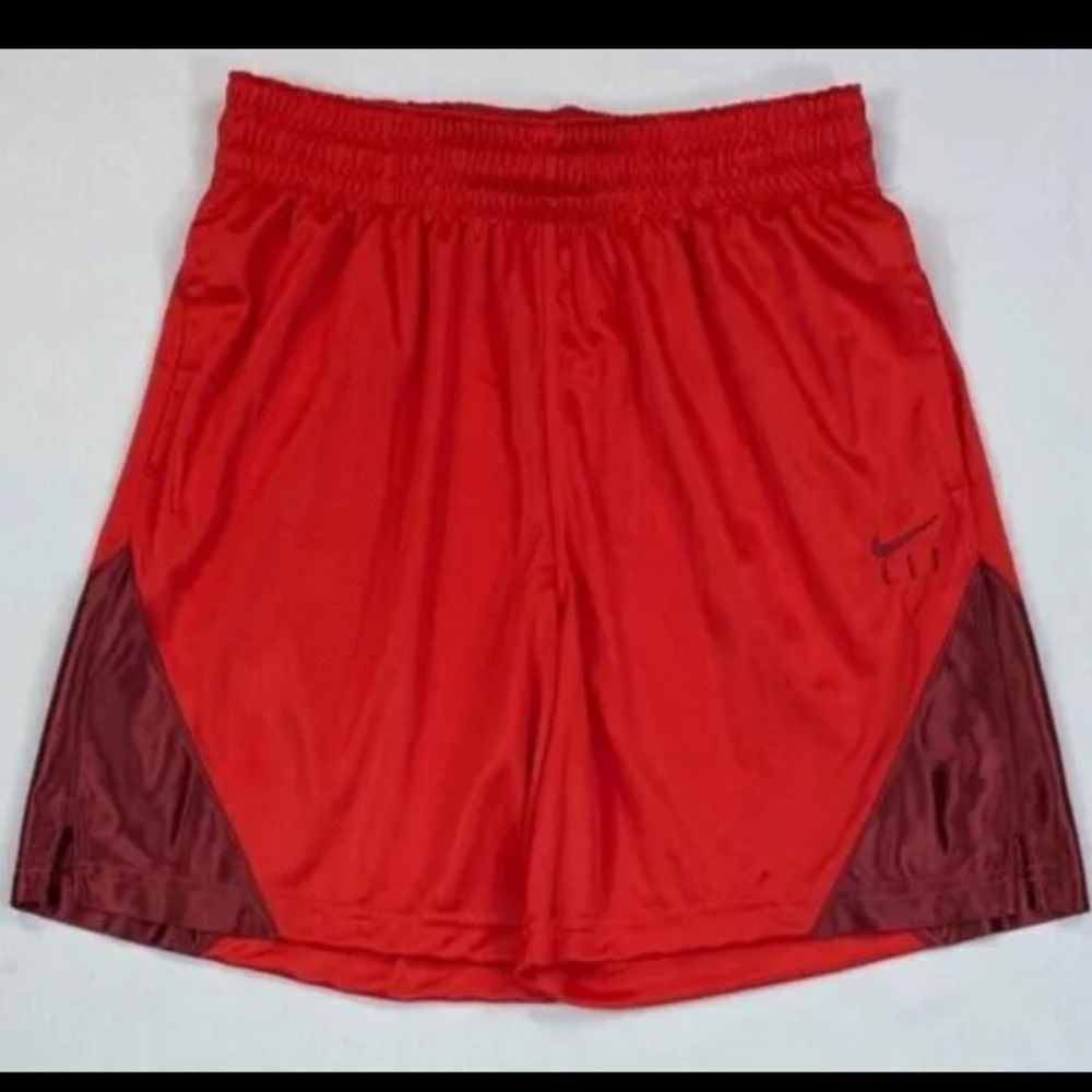 Women’s Nike Fly Small Red Shorts Basketball Shorts